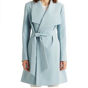 Ralph Lauren Women's Crepe Belted Wrap Coat